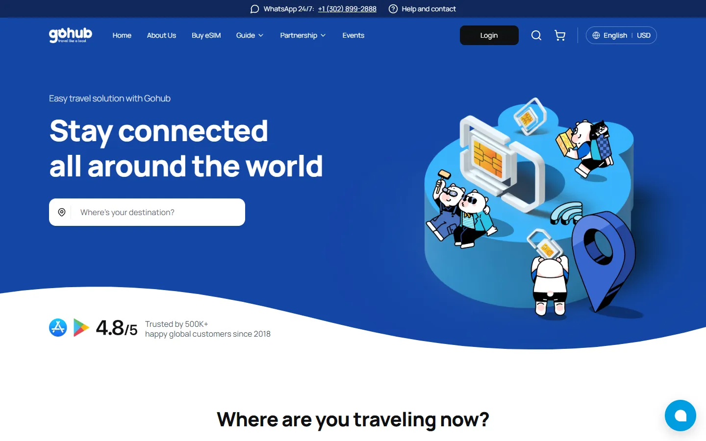 Gohub B2C Platform & Admin Portal – Storefront home